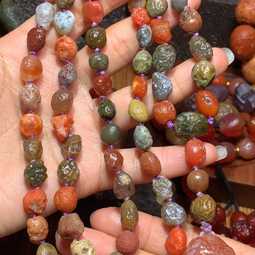 未镶嵌玛瑙/玉髓珠宝半成品