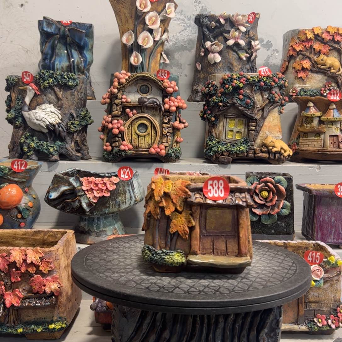 福利588 号陶然花器手工花盆