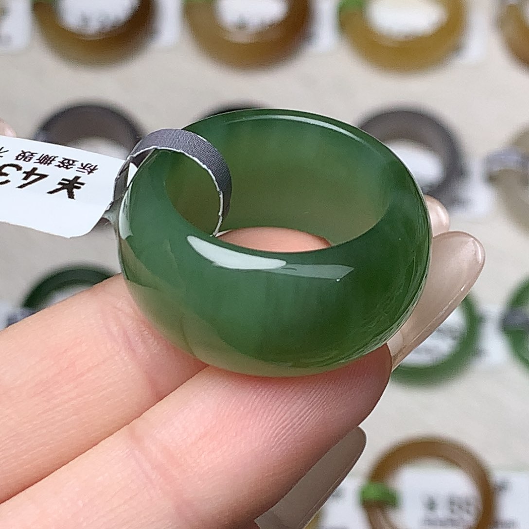 未镶嵌戒指和田玉天*晴