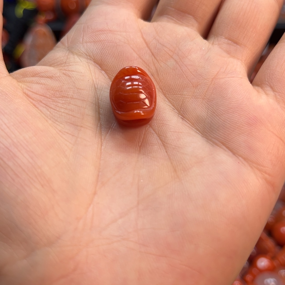 南红玛瑙配饰12.5x14.8未镶嵌