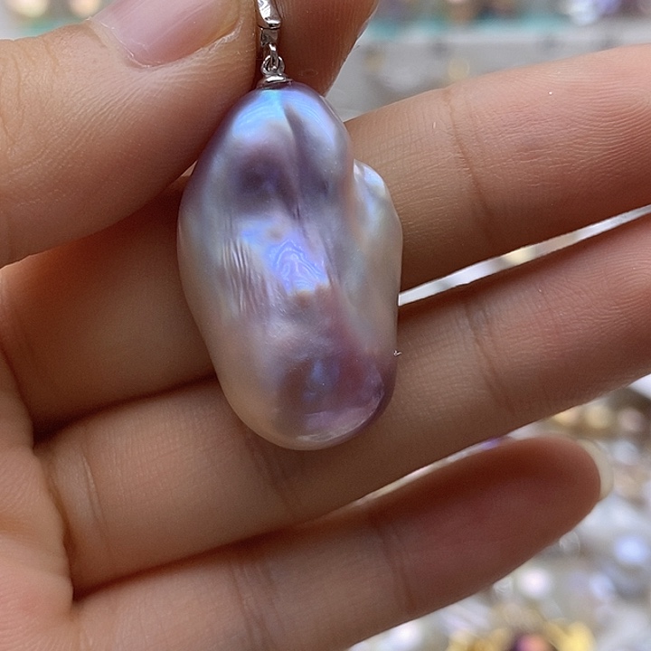 淡水珍珠未镶嵌吊坠(不含链)