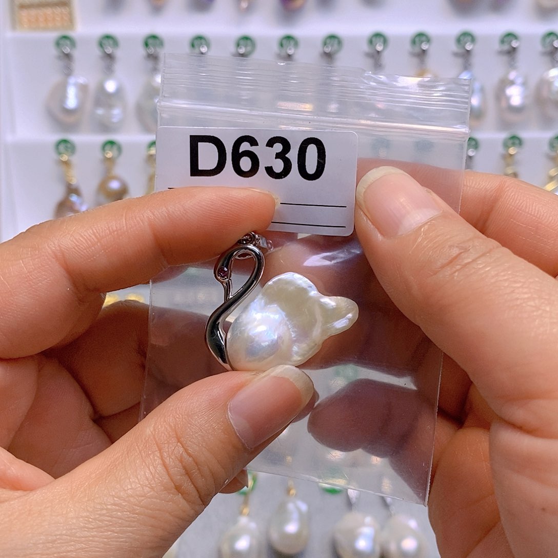 淡水珍珠颈饰银S925镶嵌