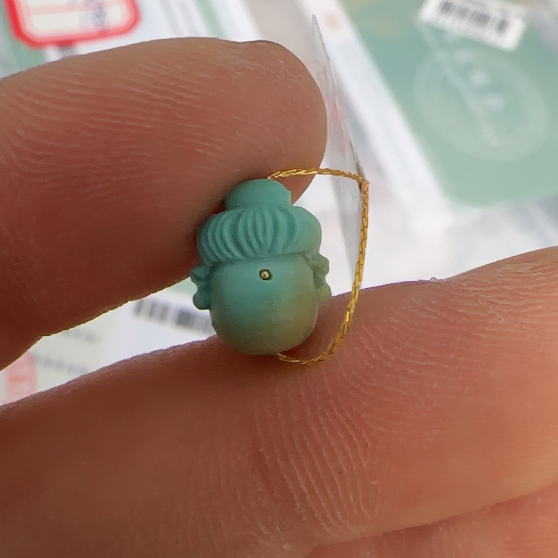 绿松石珠宝半成品未镶嵌