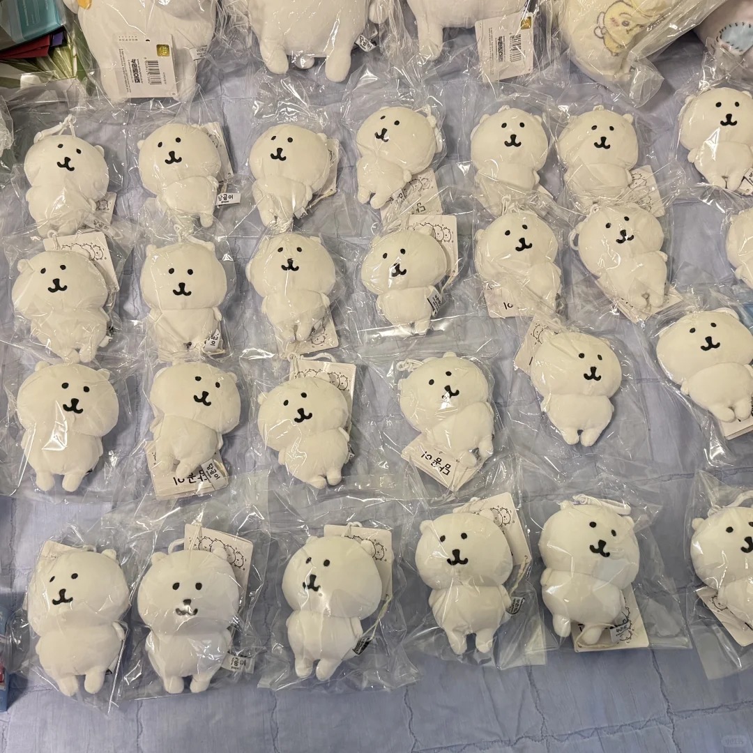 裸熊13cm不挑脸直拍带挂扣吊牌无金标手工制品默认微瑕
