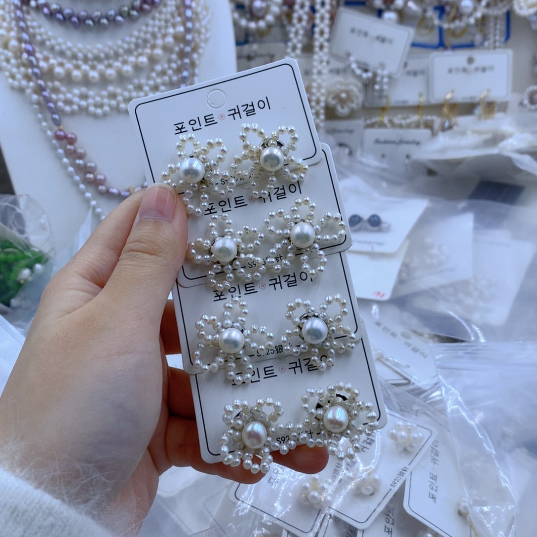 颈饰合金淡水珍珠