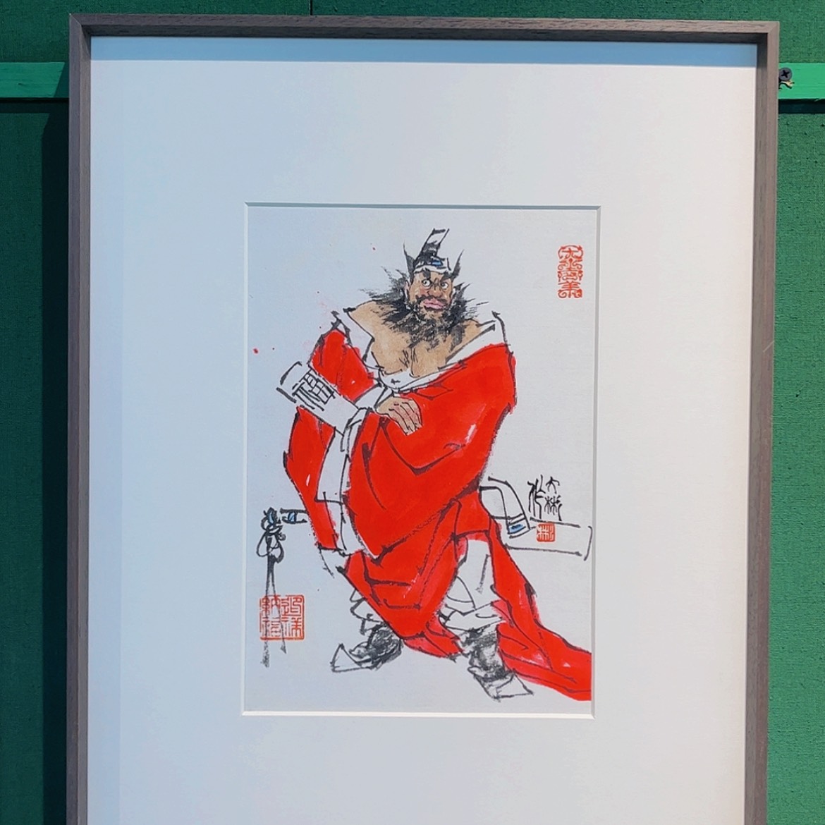 【闪购商品】国画张彬带框精装裱
