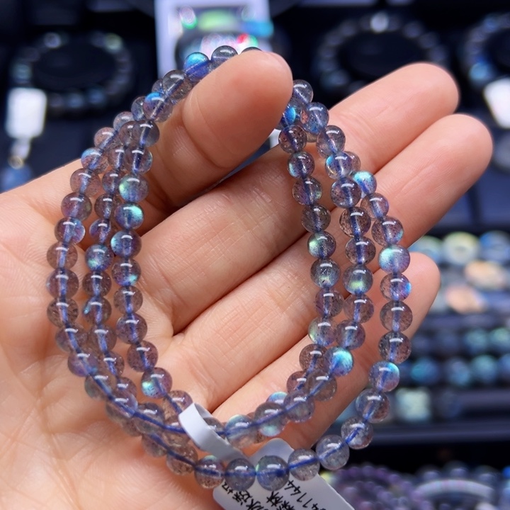 拉长石手串未镶嵌5左右