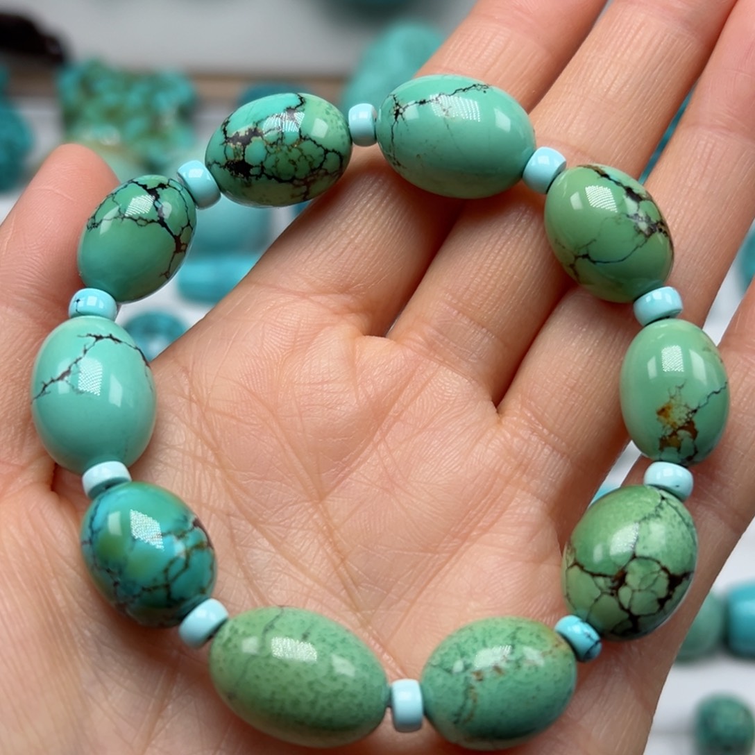 绿松石珠宝奇石未镶嵌