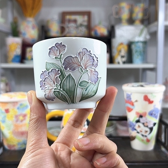 手绘高温釉下彩陶瓷