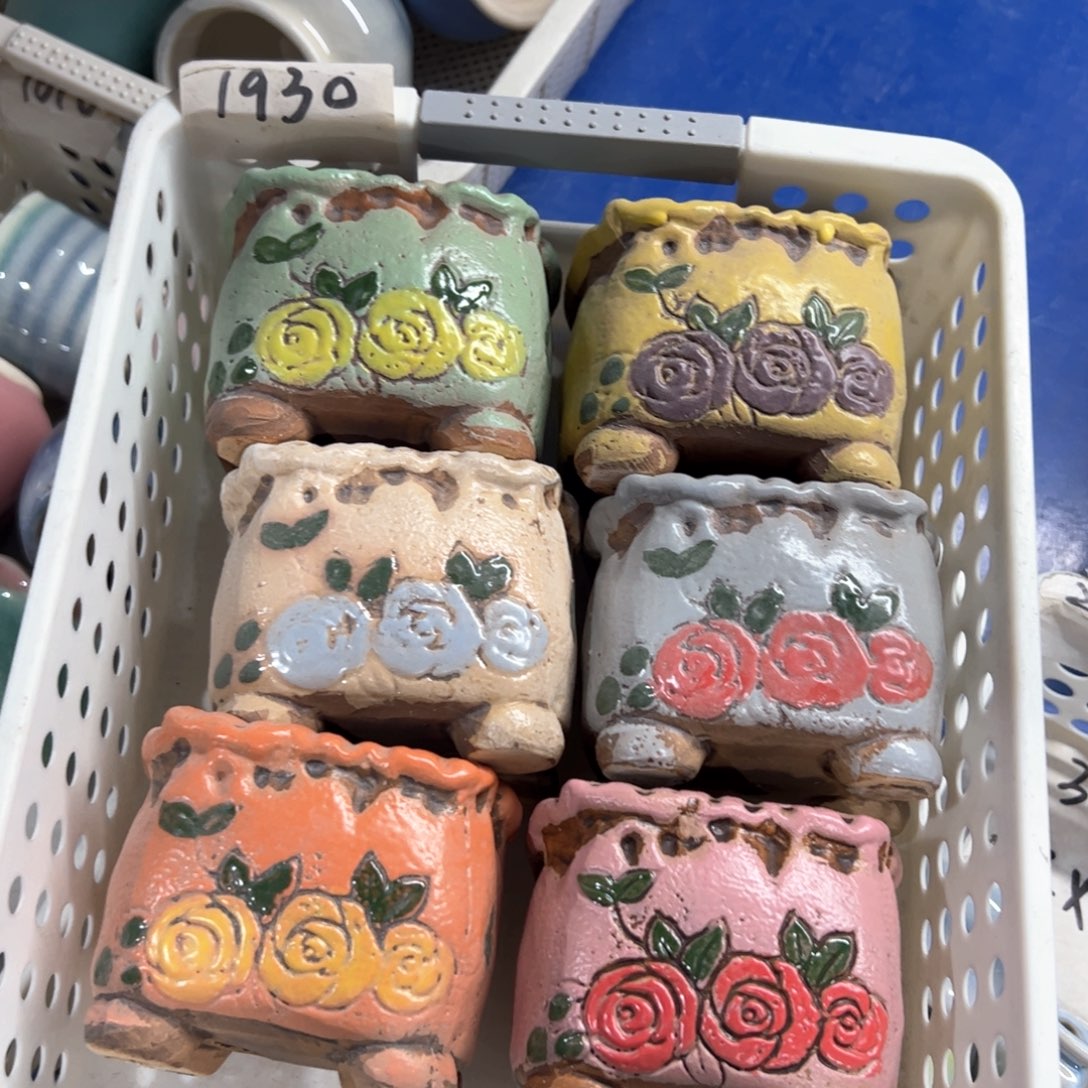 陶瓷多肉小花盆@@1930