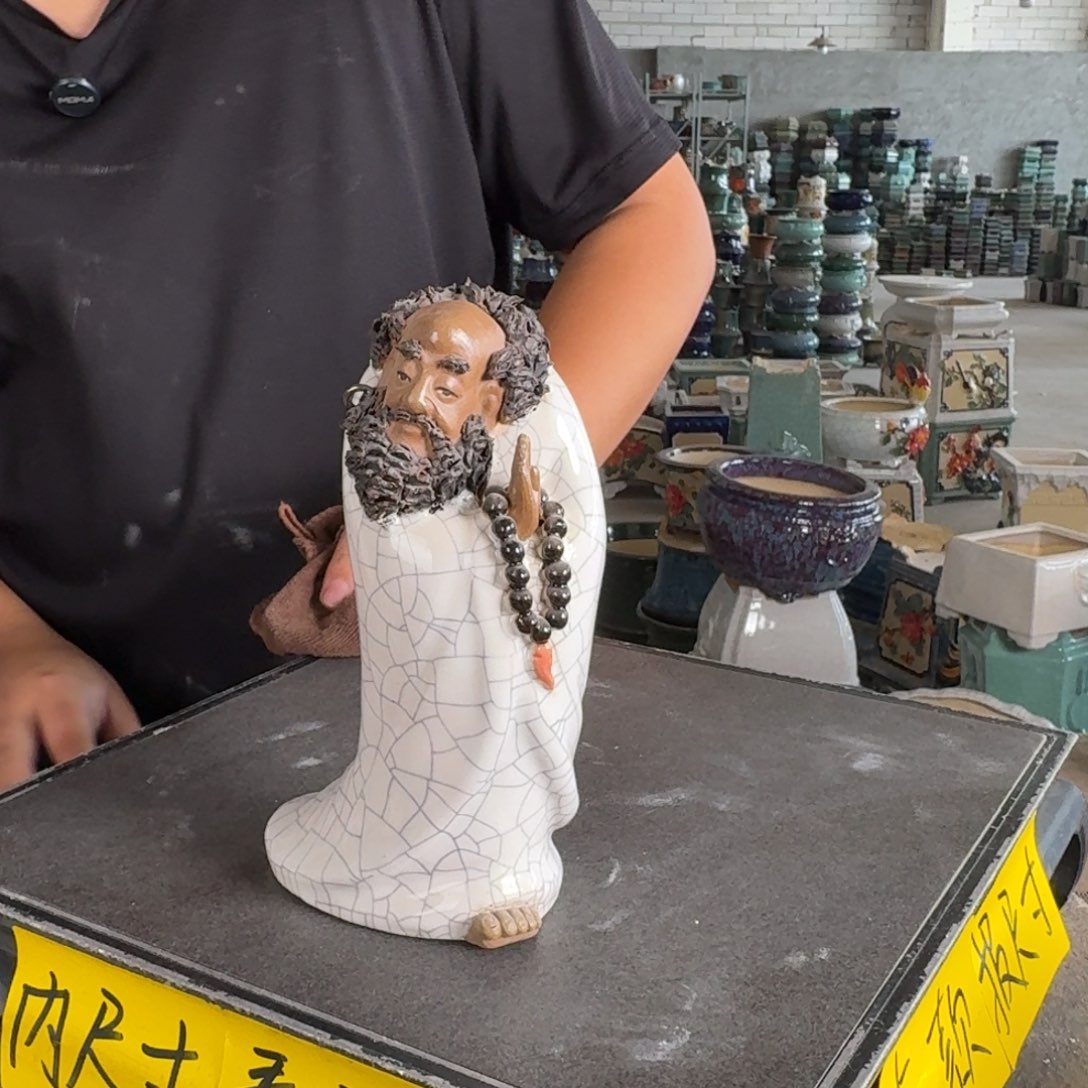 。一风堂石湾花盆 高18