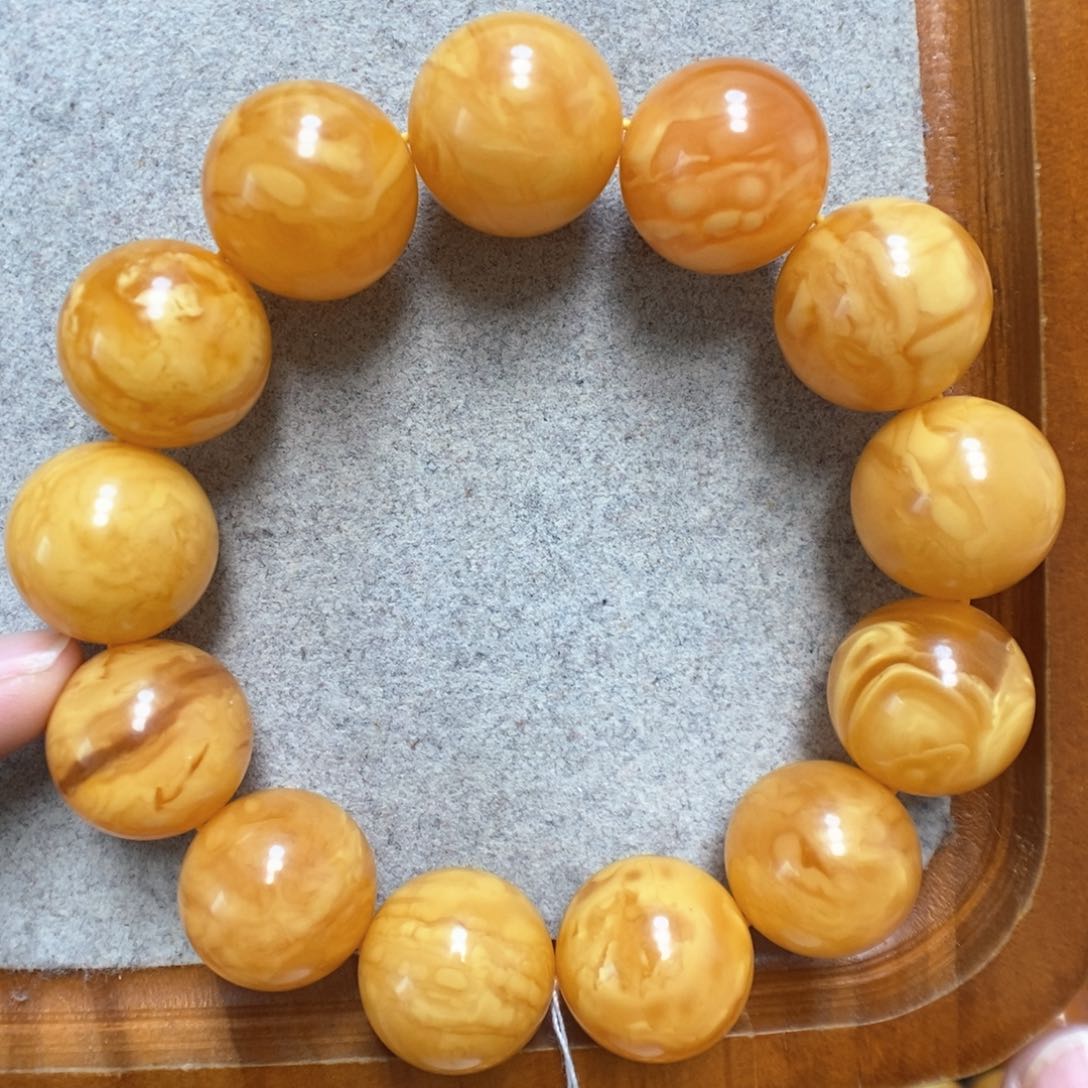 蜜蜡手串未镶嵌蜜蜡手串
