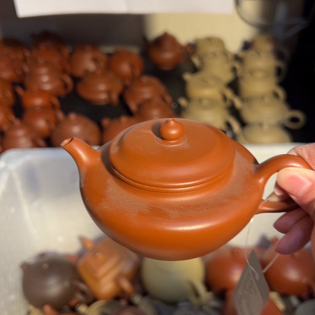 茶壶紫砂宜兴紫砂壶朱泥