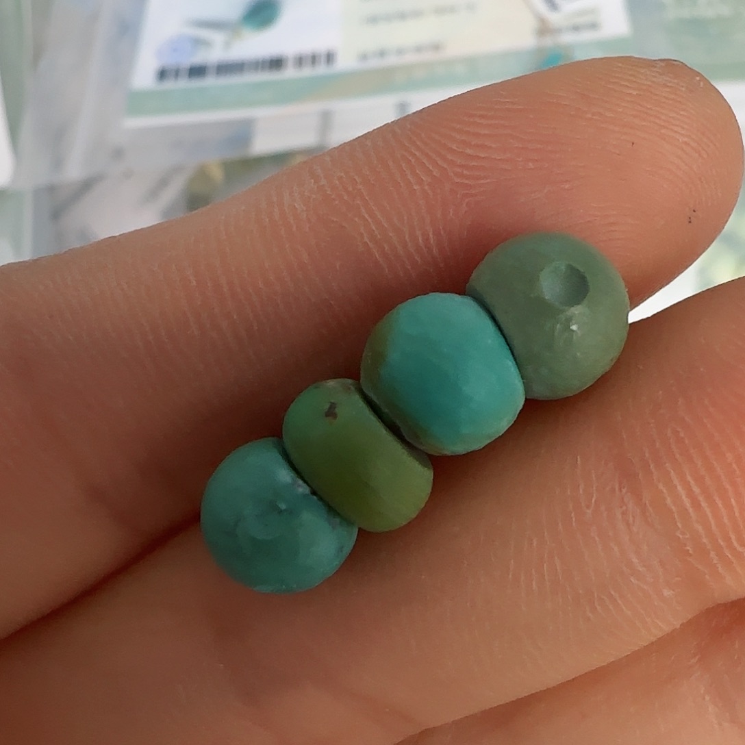 绿松石珠宝半成品未镶嵌