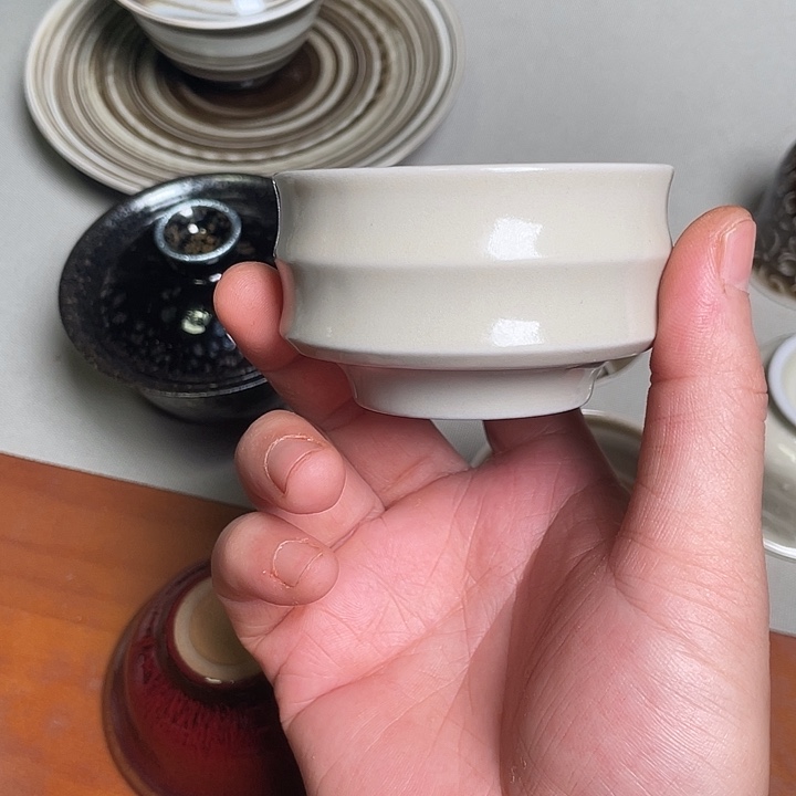 茶盏邹光辉龙窑柴烧