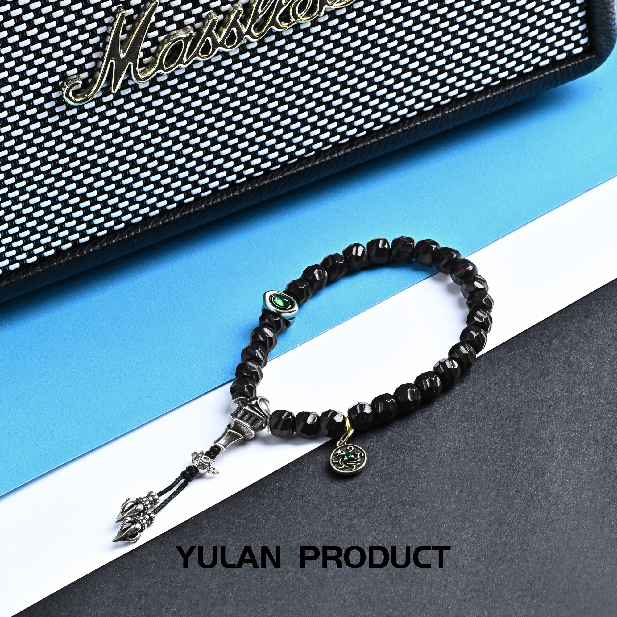 钰澜文玩「黑将军」椰蒂无相7mm左右-满配手持-精工百搭