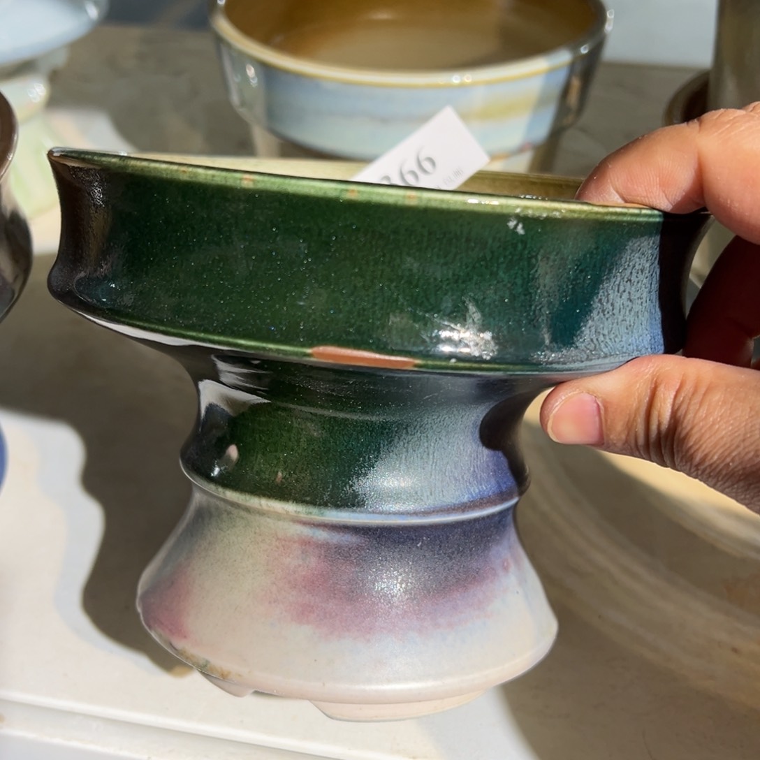 红陶瑕疵口14 景德镇手工花盆