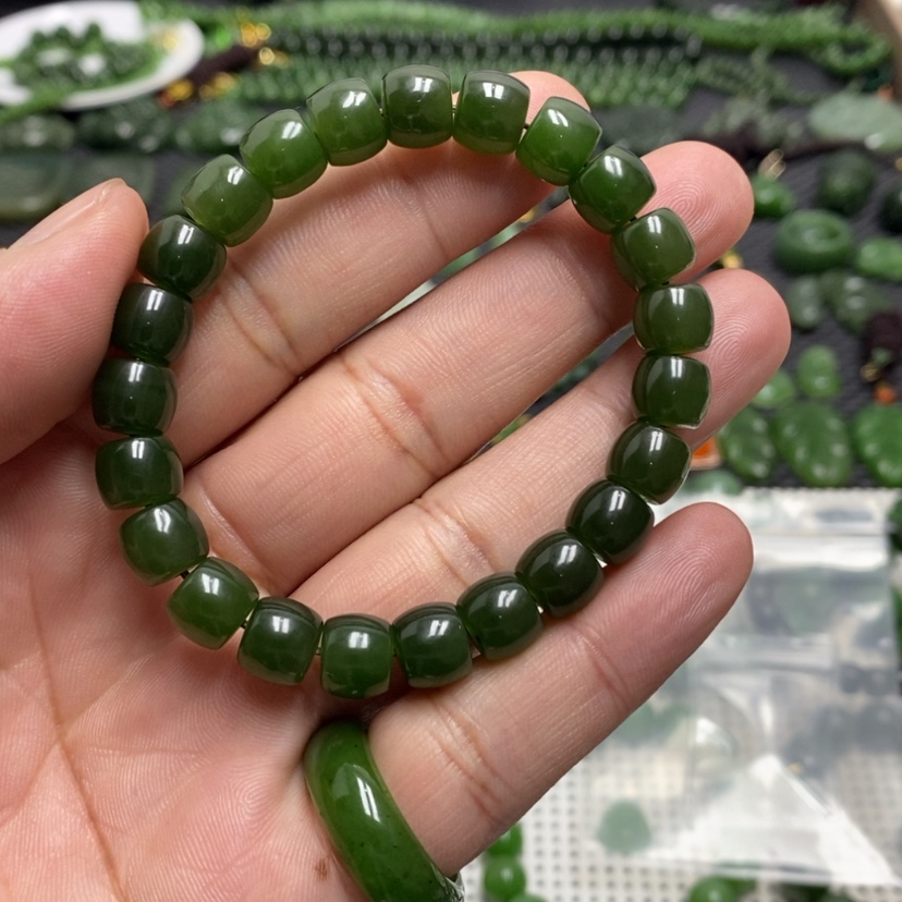 【闪购商品】和田玉（碧玉）手链未镶嵌ꪶ****