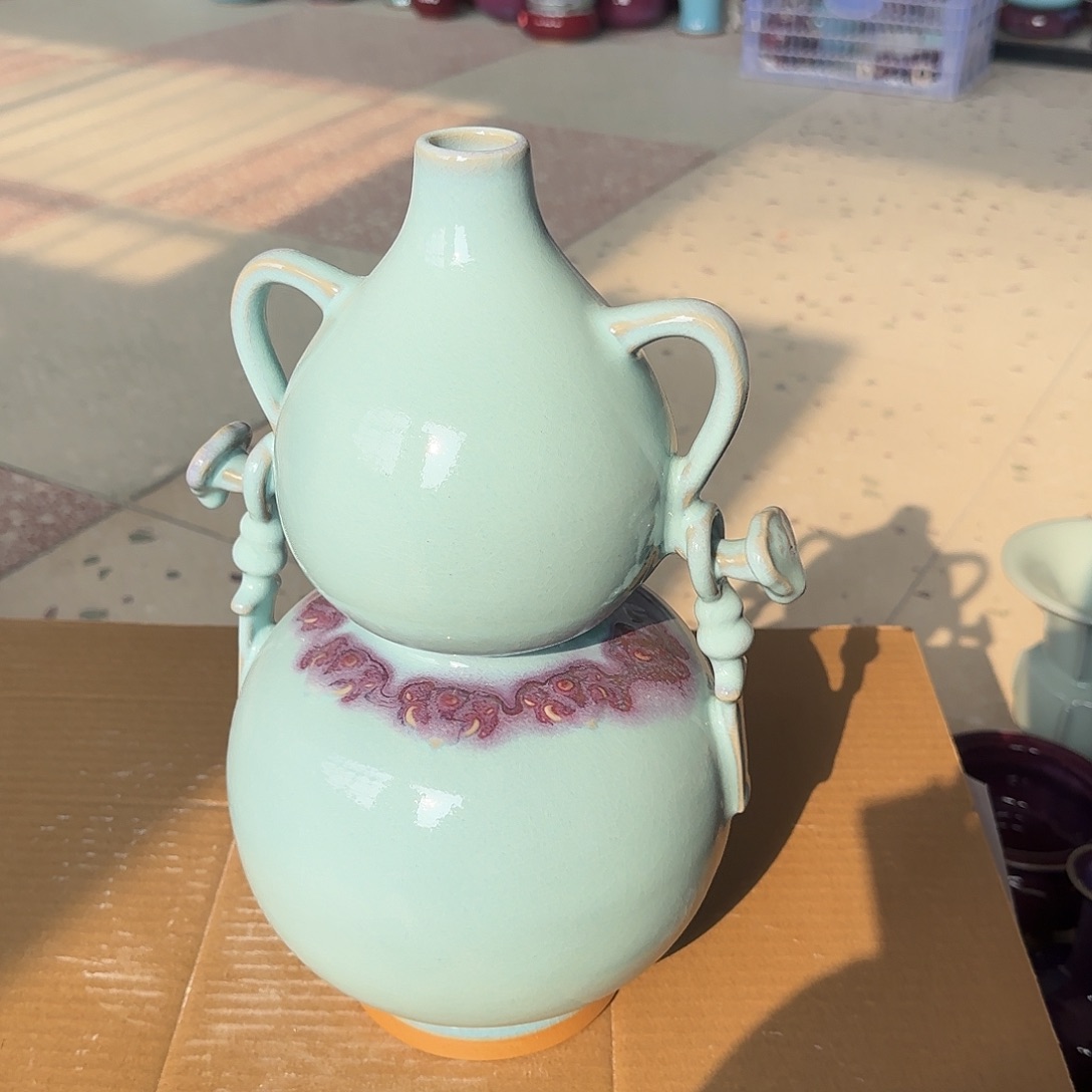 摆件陶郑家钧窑摆件