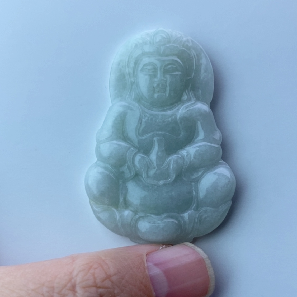 【闪购商品】翡翠颈饰未镶嵌观音