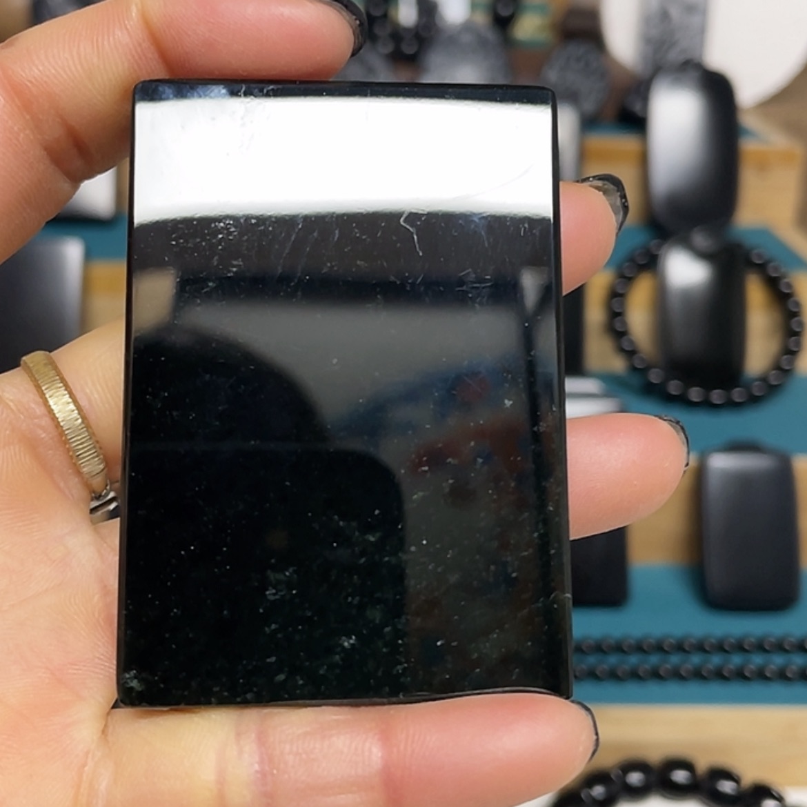 【闪购商品】和田玉（青玉）吊坠(不含链)未镶嵌黑青浅裂101克