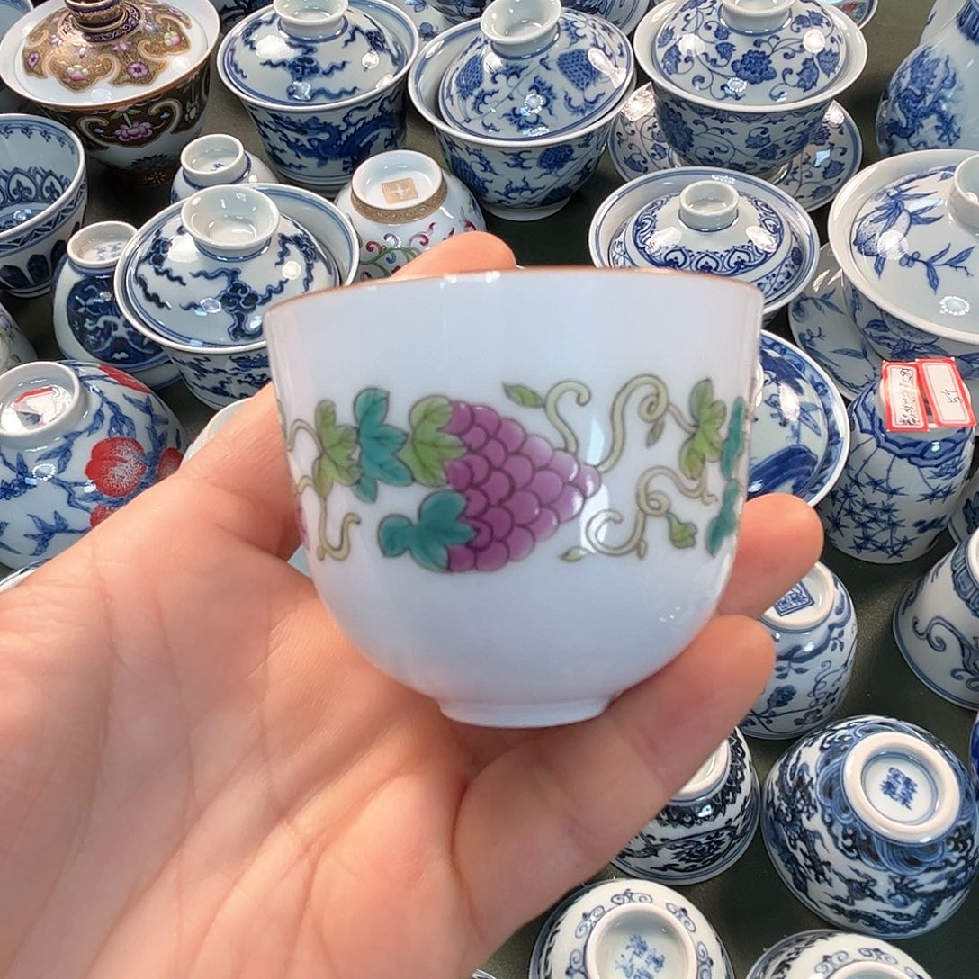 杯青花瓷器青花瓷器