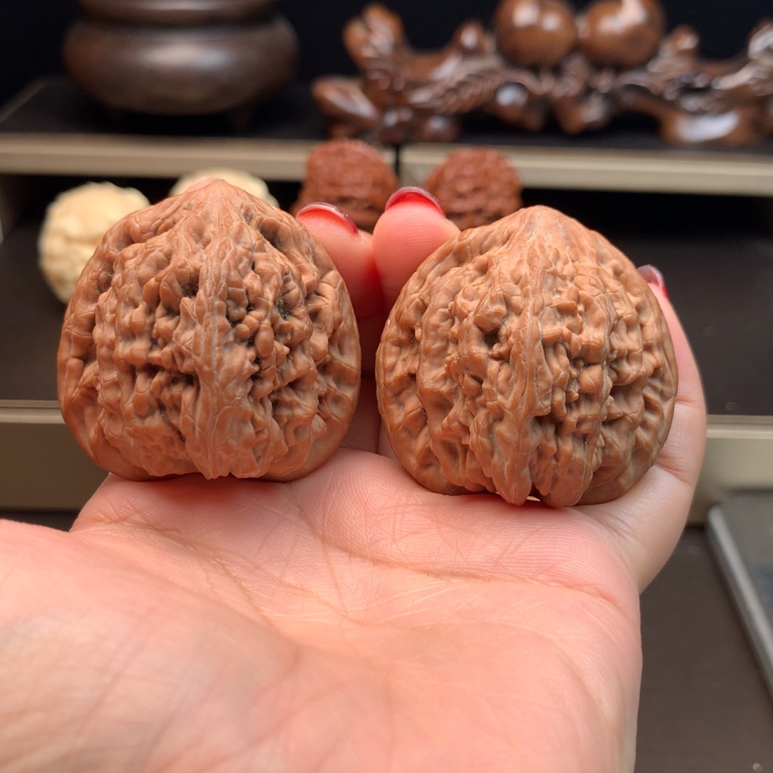 吊坠文玩核桃虎头王