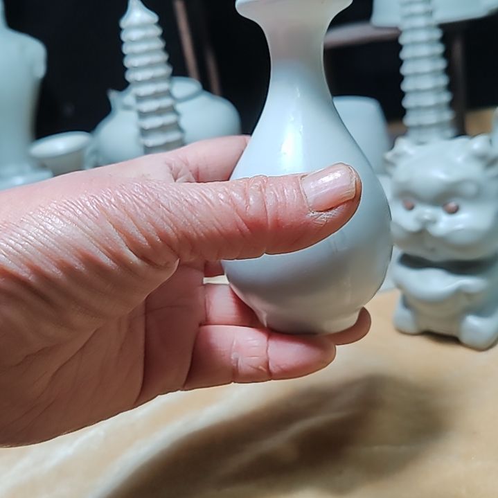 官瓷天青釉冰箱贴