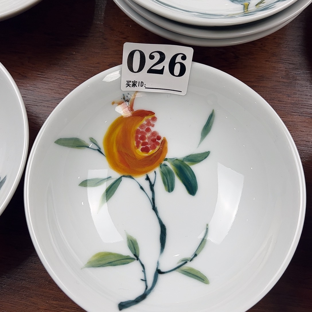 瓷片景德镇陶瓷手工手绘制作