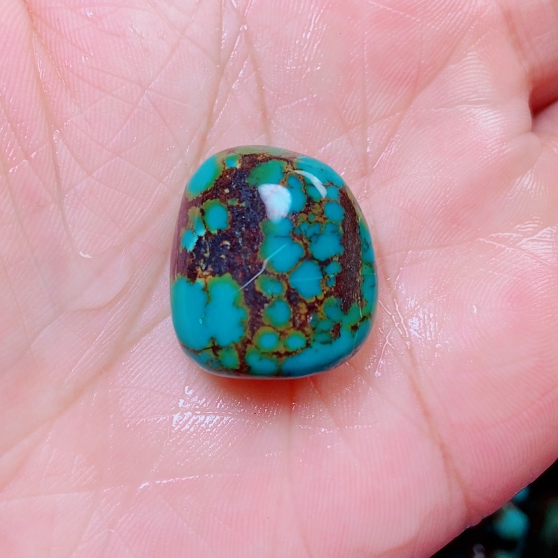 绿松石未镶嵌挂件