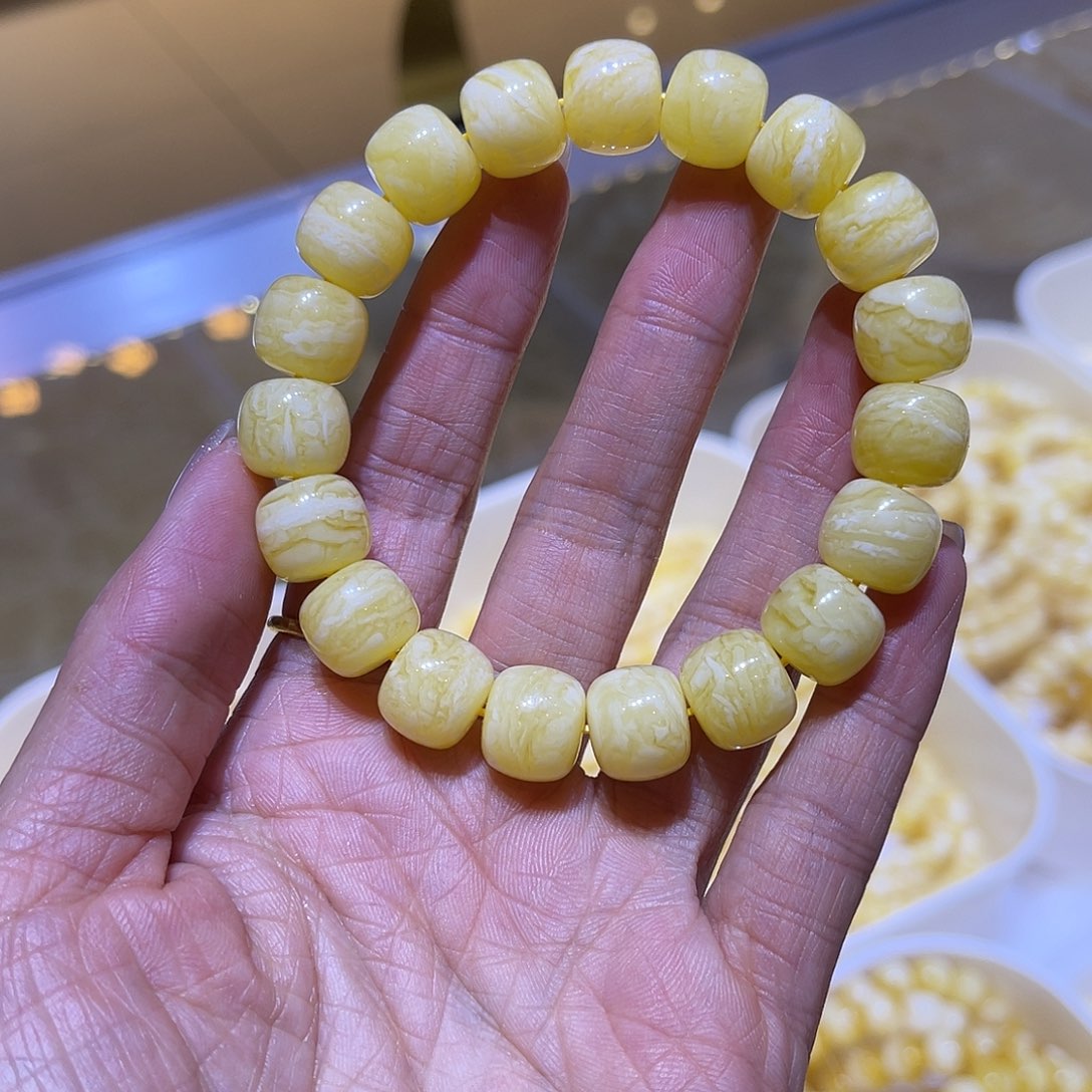 琥珀手链未镶嵌蜜蜡手串