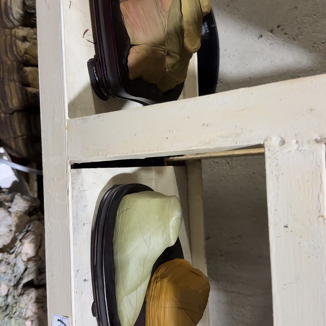 威***石头松花石两个00999