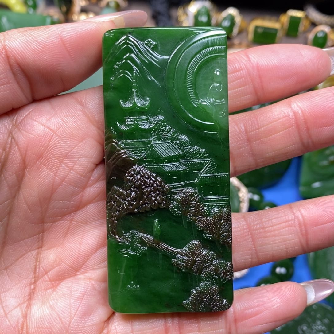 和田玉挂件未镶嵌