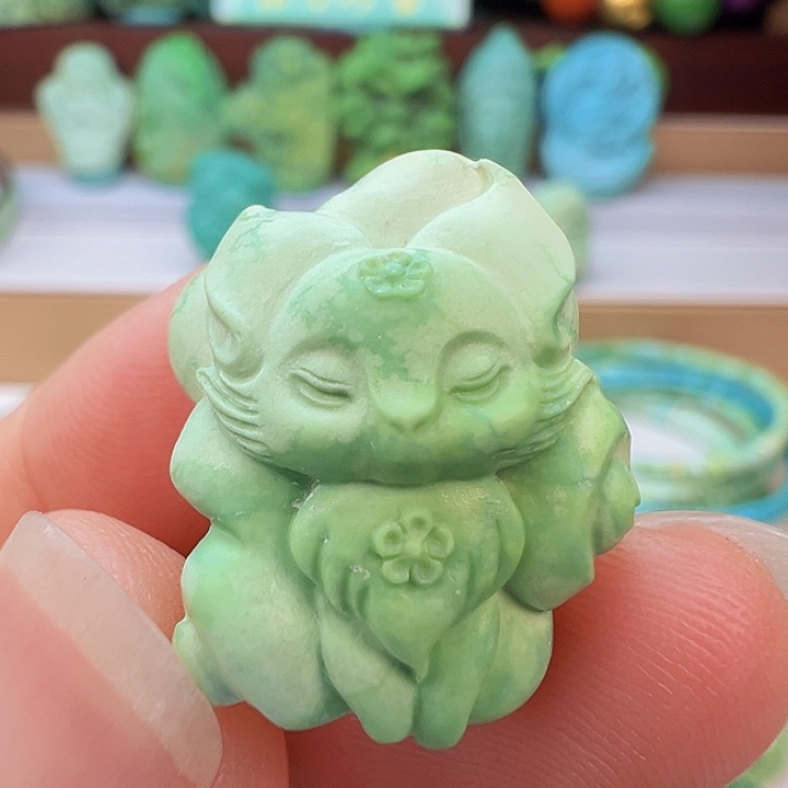 未镶嵌绿松石项链