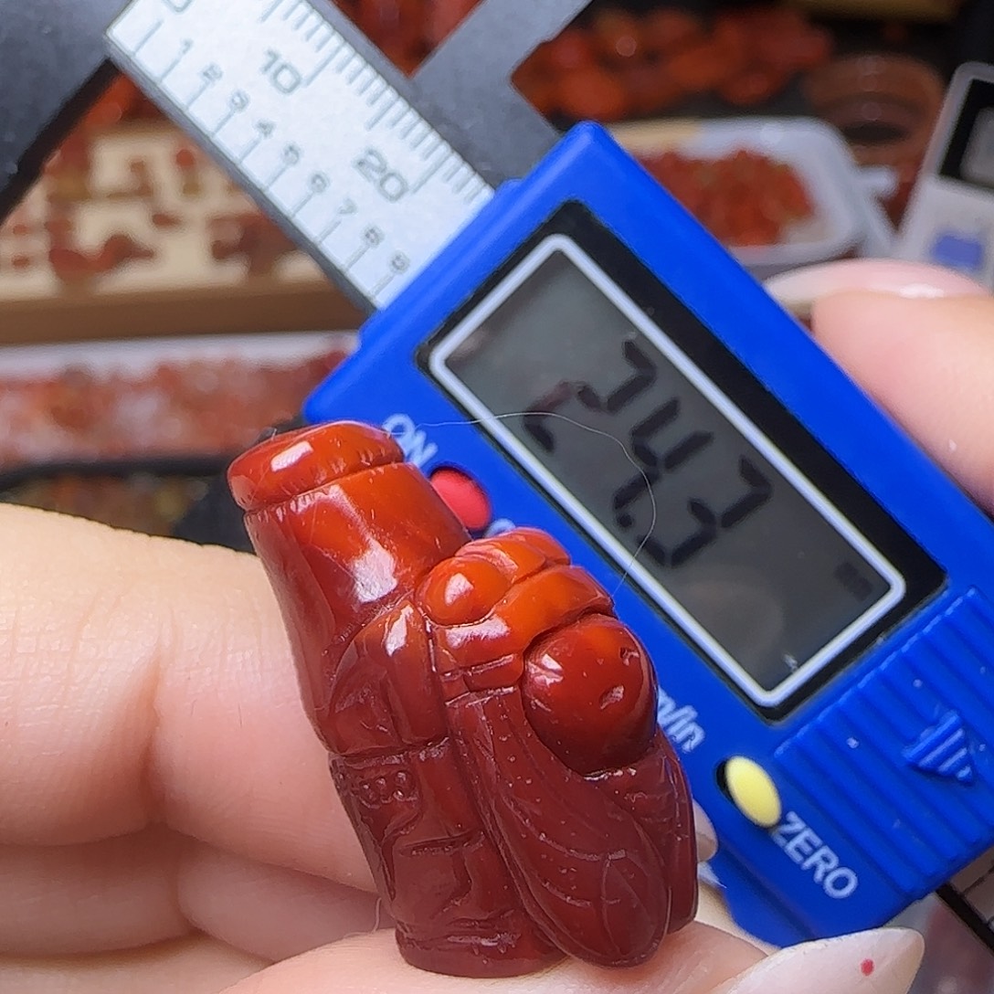 南红玛瑙未镶嵌颈饰