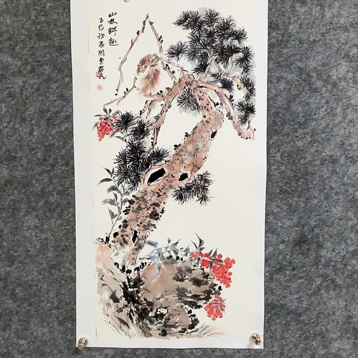 国画已*置闲堂春民国画作品