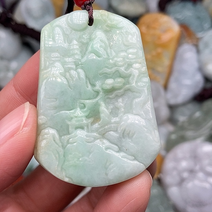 颈饰未镶嵌翡翠翡翠