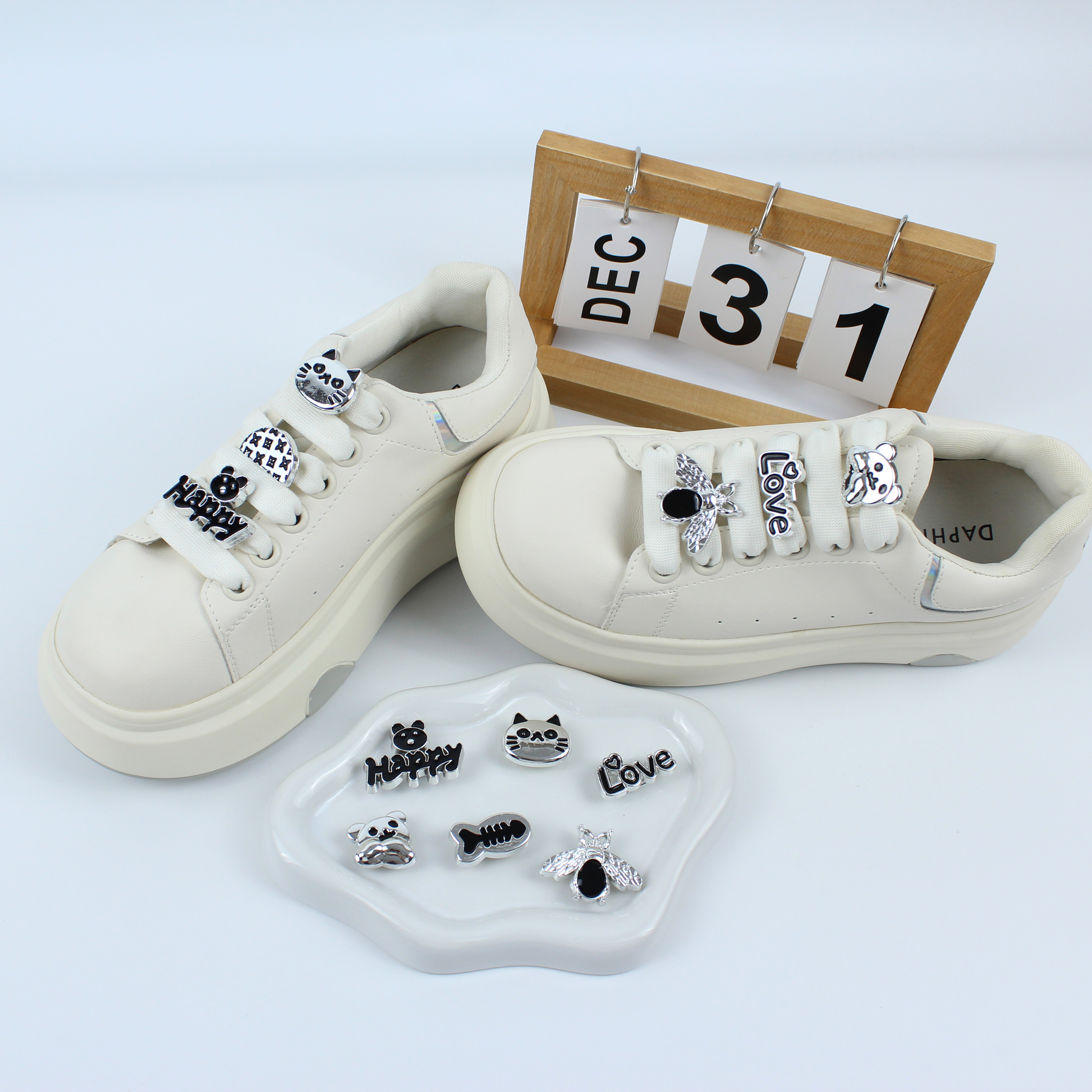 B2-24板鞋配饰花鞋扣配饰