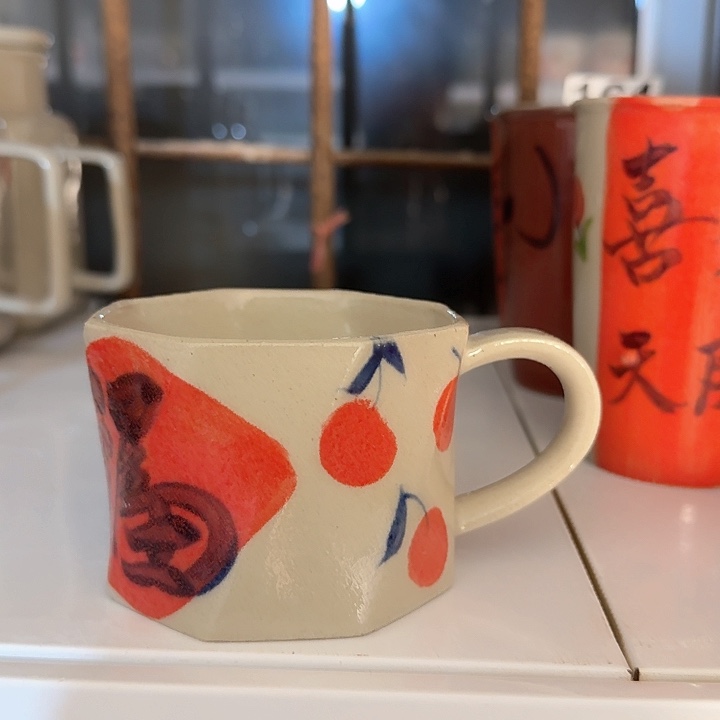 景德镇陶瓷八方杯