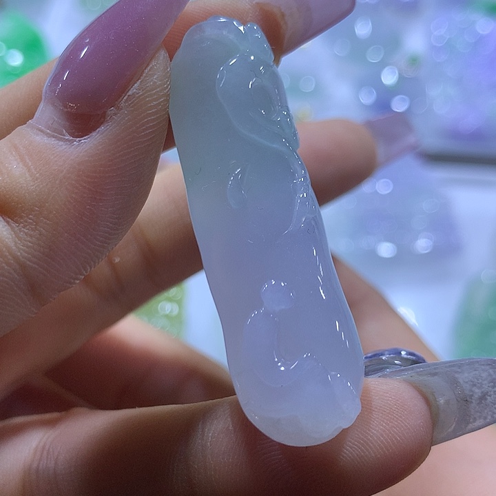 翡翠未镶嵌颈饰天然翡翠A货吊坠