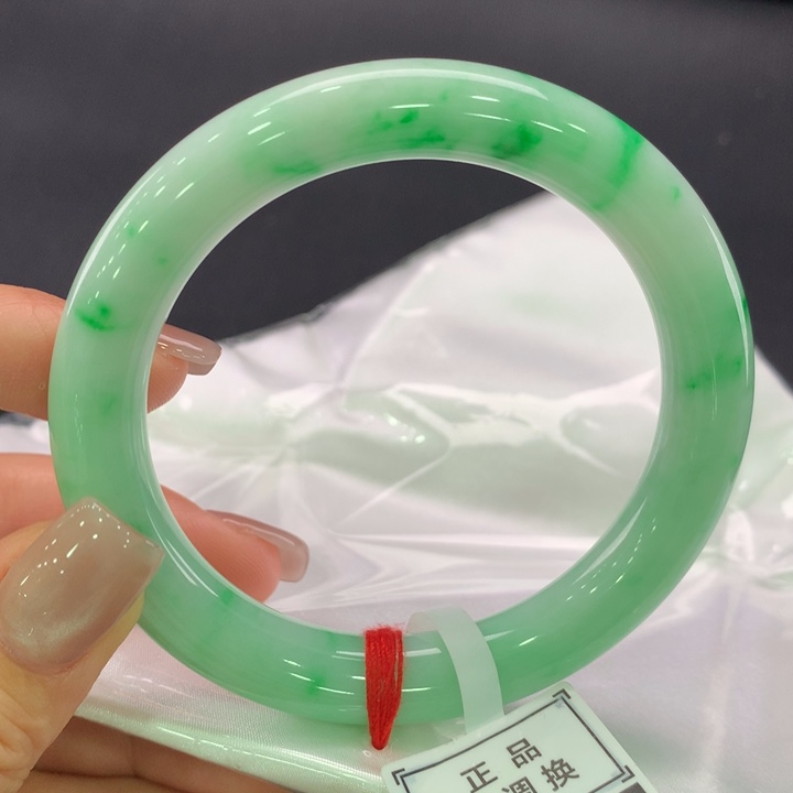 未镶嵌手镯翡翠圆条58