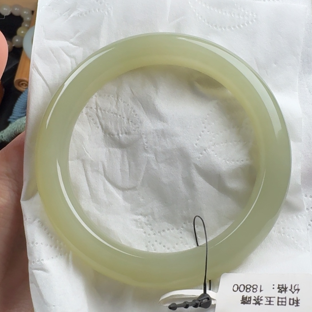 和田玉手镯未镶嵌雅*