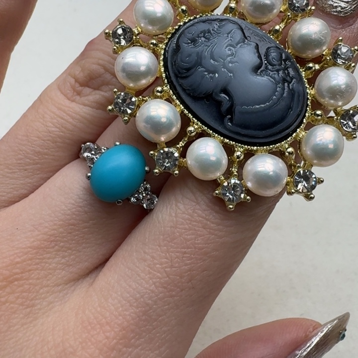 戒指未镶嵌淡水珍珠