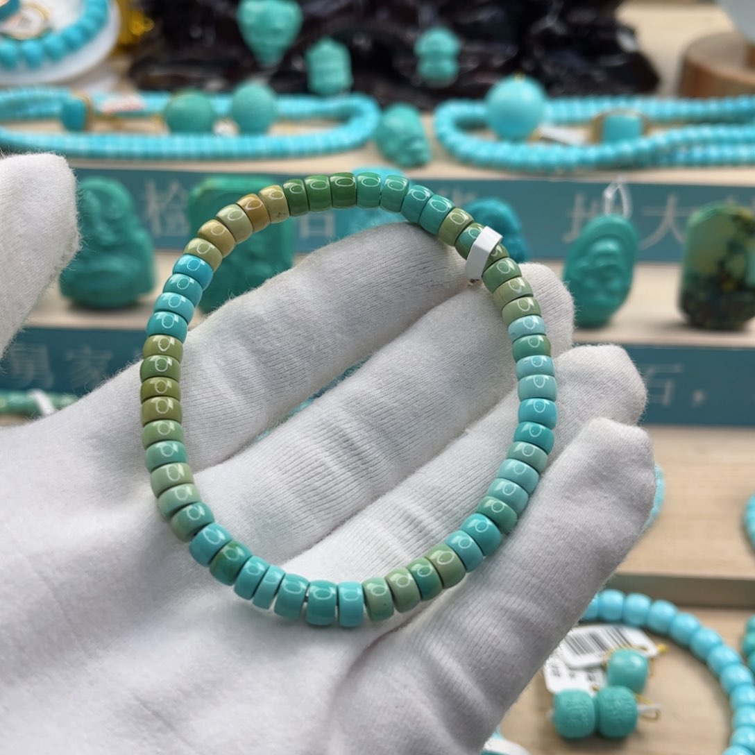 绿松石珠宝奇石未镶嵌