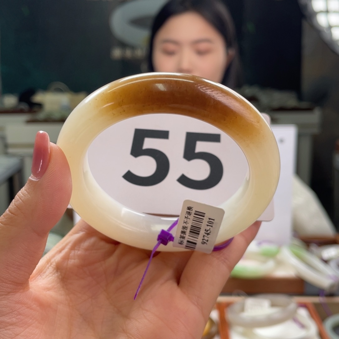 和田玉手镯未镶嵌R****多结构