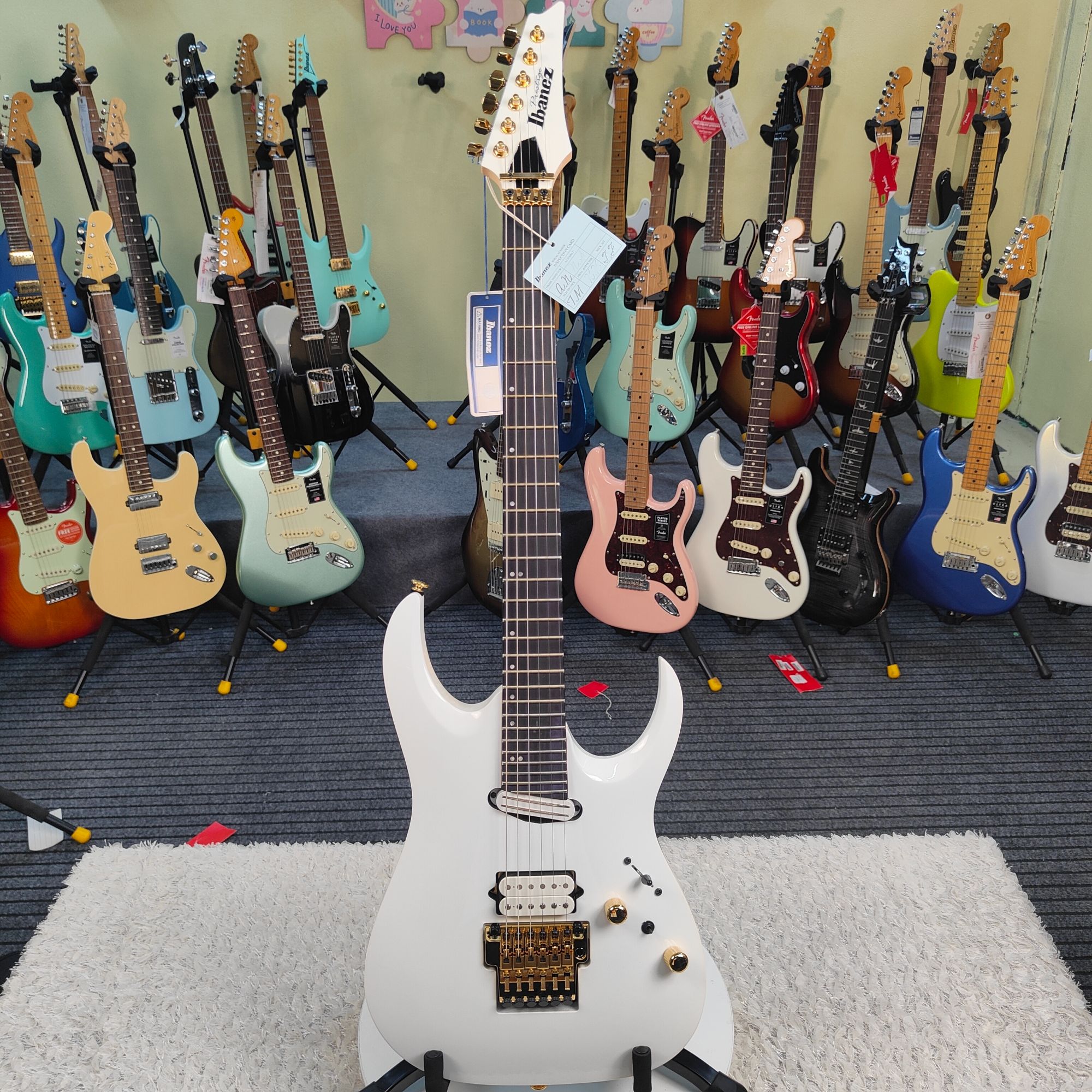 特价微瑕Ibanez依斑娜RGA622XH-WH电吉他金色配件