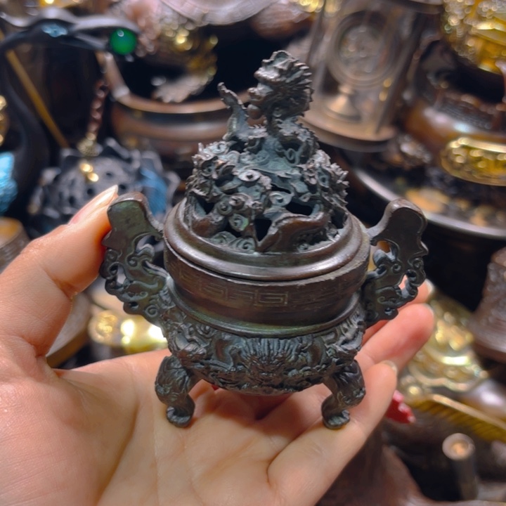 铜器摆件收收藏藏