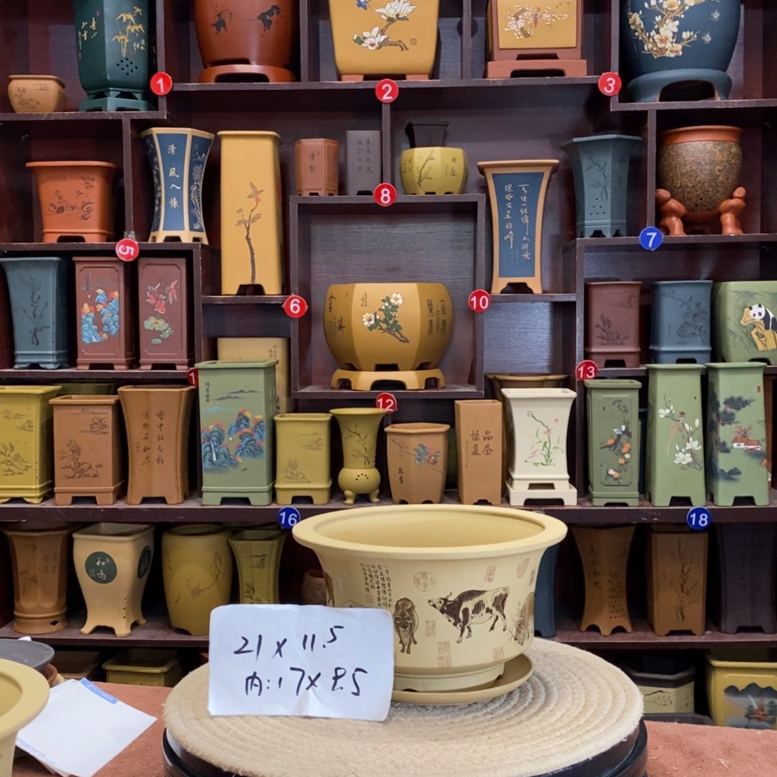 紫砂花盆紫砂艺术