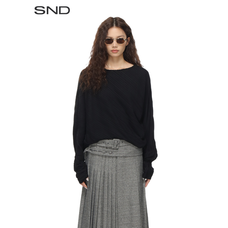 【OPEN YY 设计师品牌】SND PF25 斜剪裁设计上衣