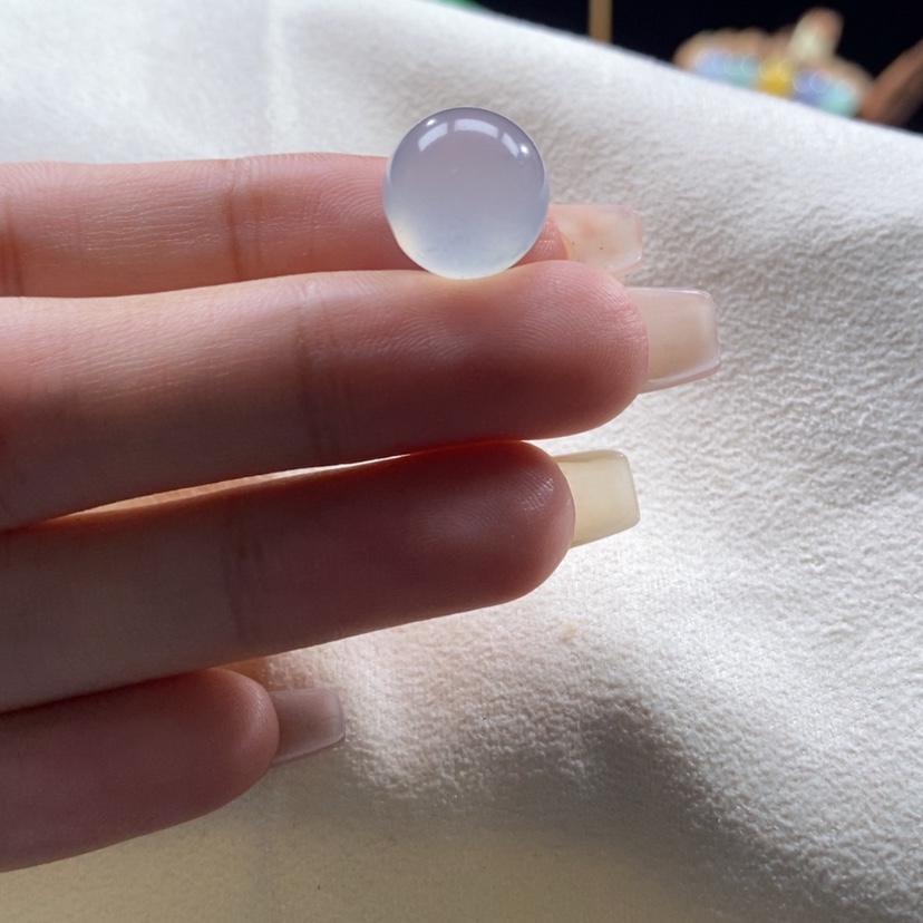 【闪购商品】翡翠颈饰未镶嵌高冰蓝底珠卡12.8